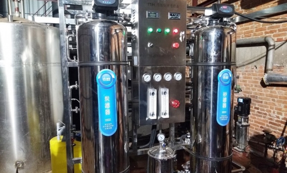 廖平糖厂 净水设备 直饮水设备 每小时1吨反渗透净水设备