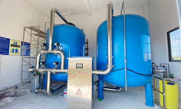 贵州麻江县50吨压力式一体化净水设备